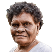 Amy, a 74-year-old Aboriginal woman