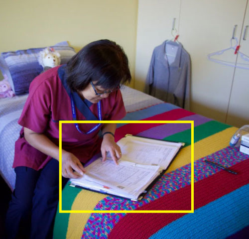 Jamie checking the documentation