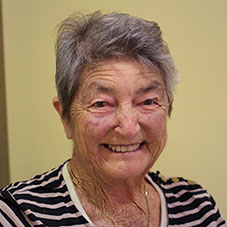 Edith smiling